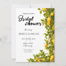 Lemon Grove Romance douche nuptiale Invitation
