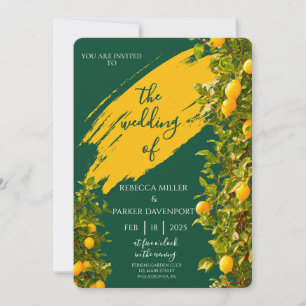 Lemon Grove Romance Einladung zur Hochzeit