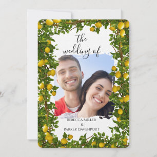 Lemon Grove Romance Einladung zur Hochzeit