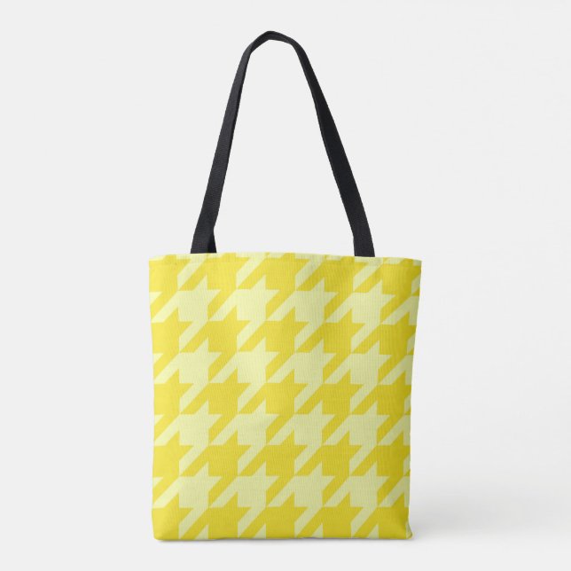 Lemon Hahnentrittmuster Tasche (Rückseite)