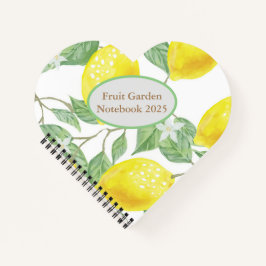 Lemon Heart Garden Notizbuch