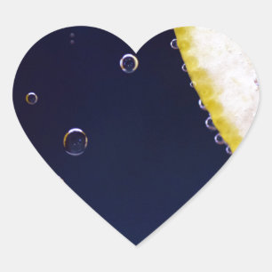 Lemon Herz-Aufkleber