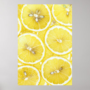 Lemon Hintergrund Poster