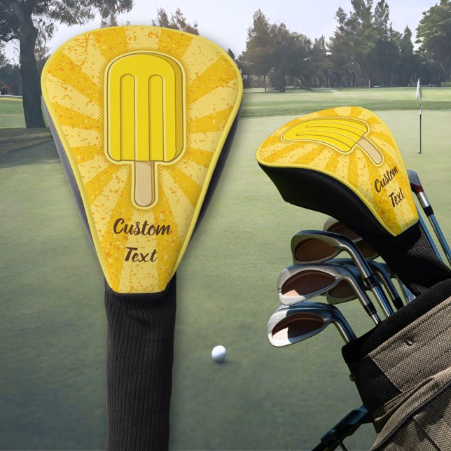 Lemon Ice Cream Stick Golf Headcover (Von Creator hochgeladen)
