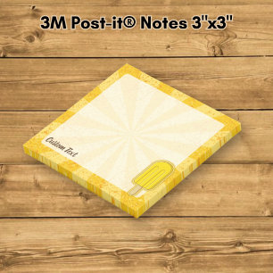 Lemon Ice Cream Stick Post-it Klebezettel