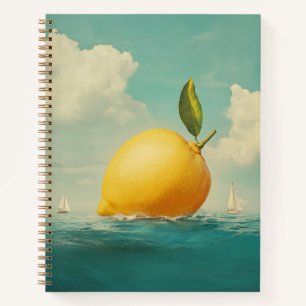 Lemon Island in Dreamy Waters Notizbuch