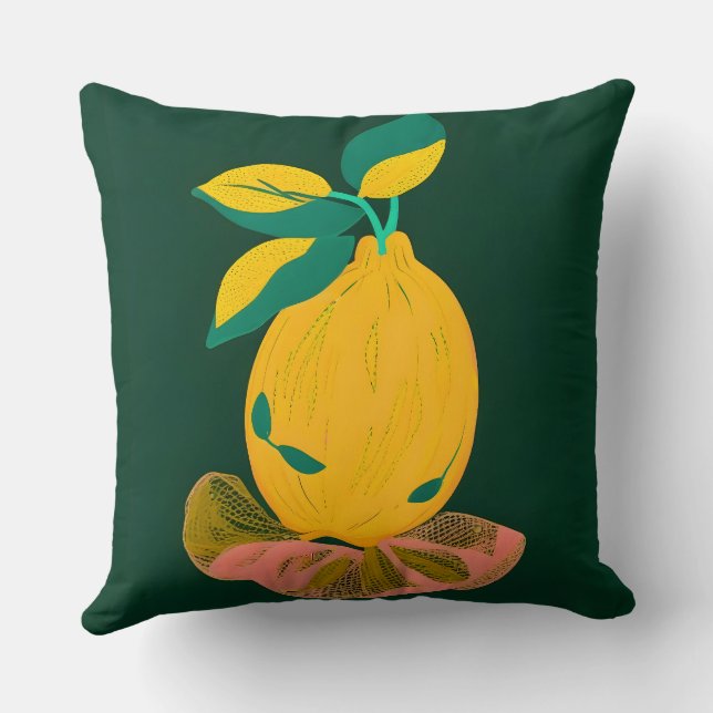 Lemon ist aus dem Netz Kissen (Rückseite)