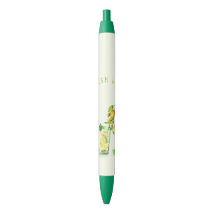 Lemon Juice Cool Drink Lemons Pen Kugelschreiber