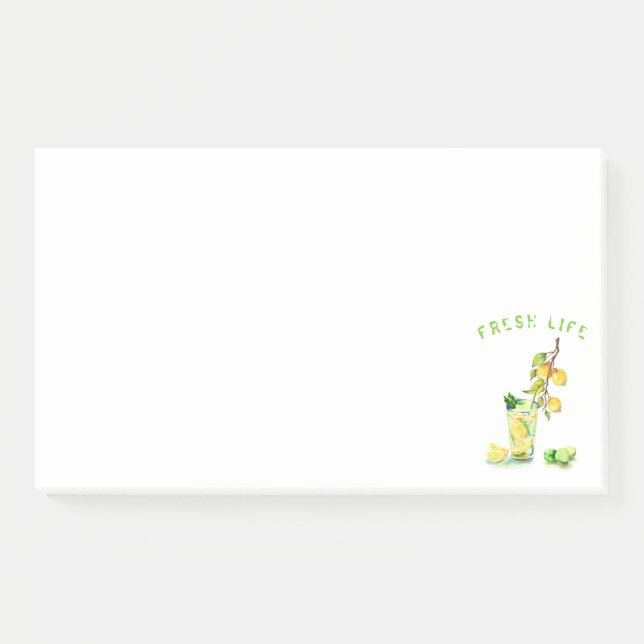 Lemon Juice Drinks Post it Notes Post-it Klebezettel (Vorderseite)