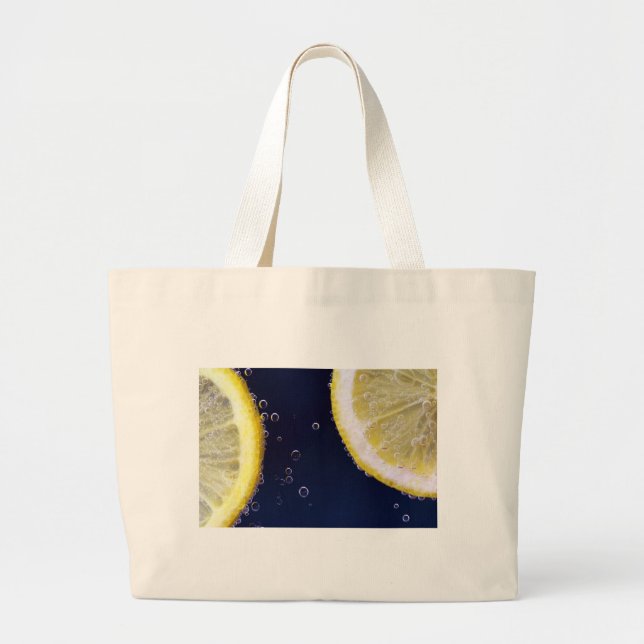 Lemon Jumbo Stoffbeutel (Vorne)