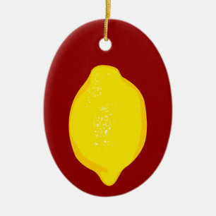 Lemon Keramik Ornament