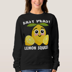 Lemon Lemonade Sour Limon Frucht Gelb 3 Sweatshirt