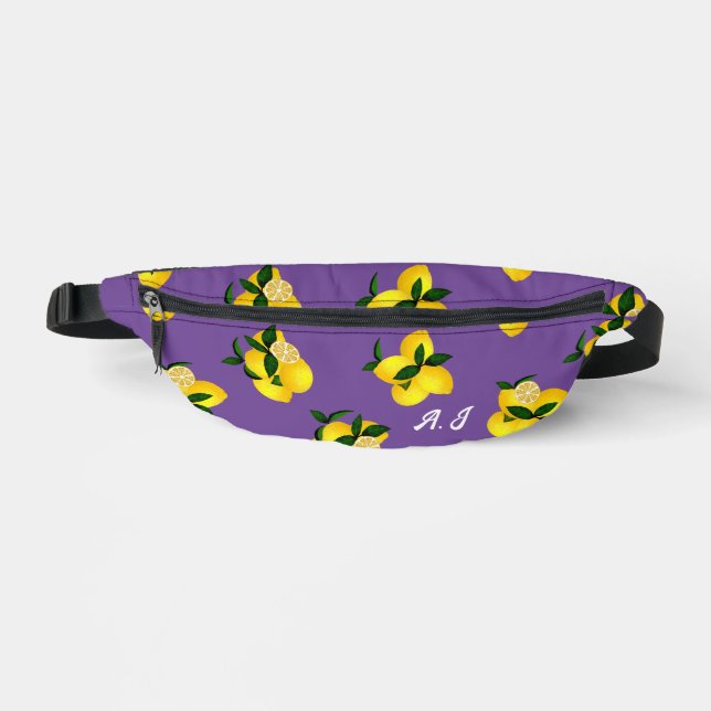 Lemon Lila Bauchtasche (Vorderseite)