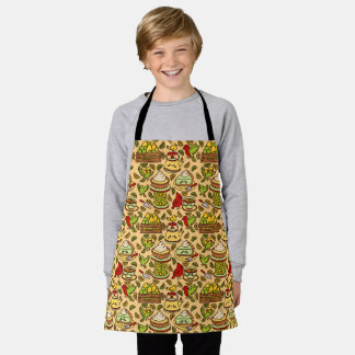 Lemon & Lime Twitter pattern apron Schürze