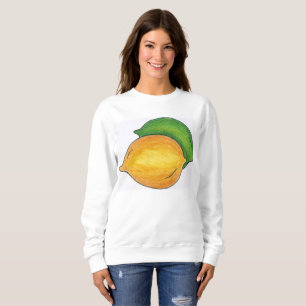 Lemon Limon Citrus Frucht Limes Limes Sweatshirt
