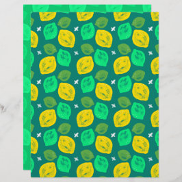 Lemon Limon Scrapbook Paper