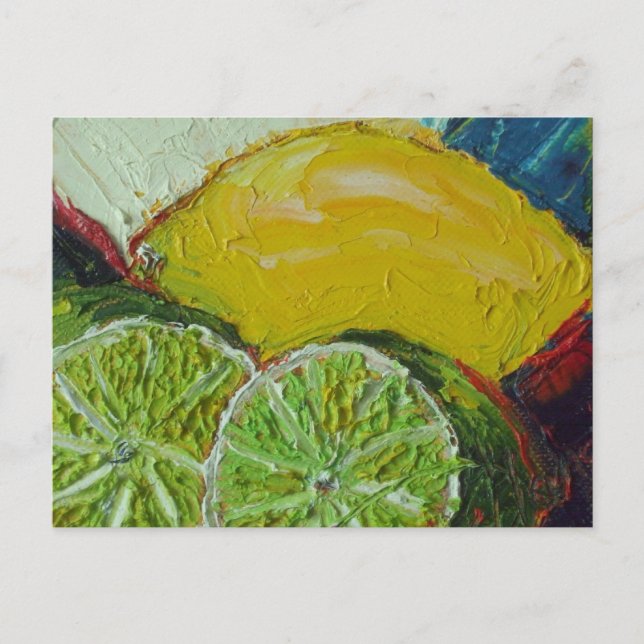 Lemon Limone Postkarte (Vorderseite)