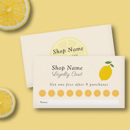 Lemon Loyalty Card Visitenkarte