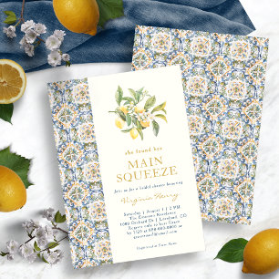 Lemon Main Squeeze Brautparty Einladung
