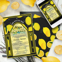 Lemon Main Squeeze Elegante Arch Black and Yellow