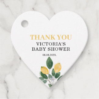 Lemon Mama's Main Squeeze Baby-Party Geschenkanhänger