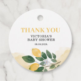 Lemon Mamas wichtigste Squeeze Baby-Dusche Geschenkanhänger