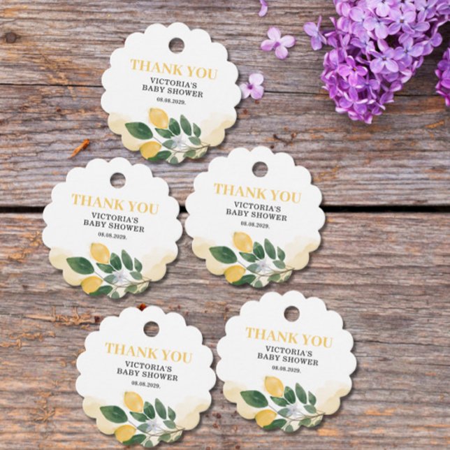 Lemon Mamas wichtigste Squeeze Baby-Dusche Geschenkanhänger (Von Creator hochgeladen)