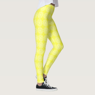 Lemon Mandala Leggings