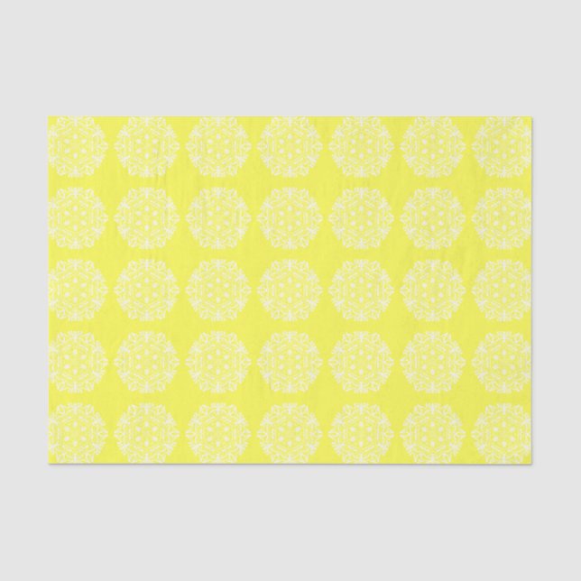Lemon Mandala Seidenpapier (Vorderseite)
