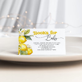 Lemon Mediterrane Bücher für Kinder Begleitkarte