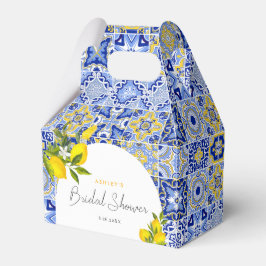 Lemon Mediterranean Boho Arch Brautparty Geschenkschachtel