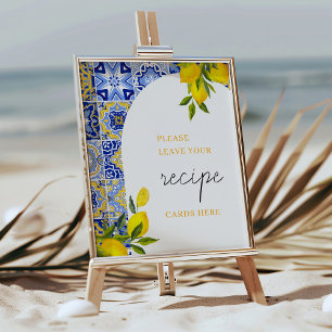 Lemon Mediterranean Boho Brautparty Rezept Poster