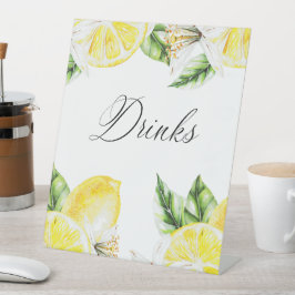 Lemon Mediterranean Duschdrinks Sockelschild