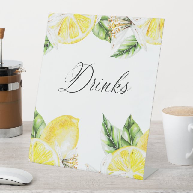 Lemon Mediterranean Duschdrinks Sockelschild (In Situ)