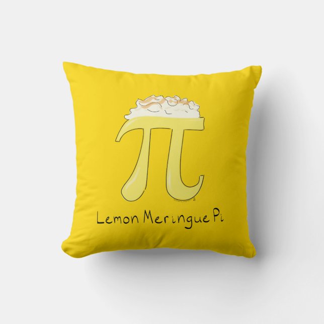 Lemon Meringue Pi Mignon Math Pi Day Coussin (Recto)