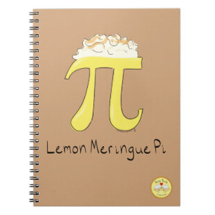 Lemon Meringue Pi Niedlich Mah Pi Day Notebook Notizblock