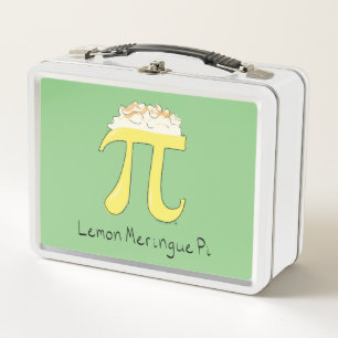 Lemon Meringue Pi Niedlich Mathematik Pi Day Lunch Metall Brotdose