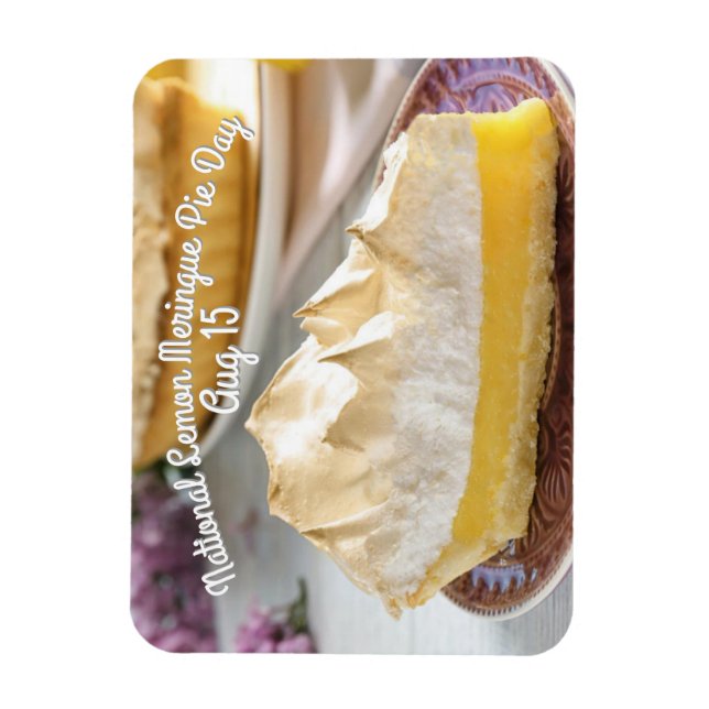 Lemon Meringue Pie Day Magnet (Vertikal)
