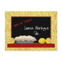 Lemon Meringue Pie Rezept Card