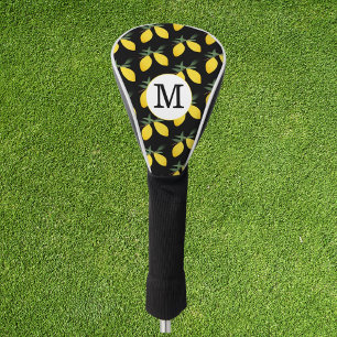 Lemon Monogram Golf Head Cover Headcover