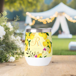 Lemon Monogram Yellow
