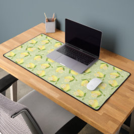 Lemon Motif Liebe Green Schreibtischunterlage