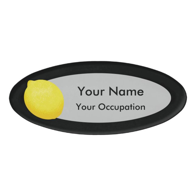 Lemon Namenschild (Vorderseite)