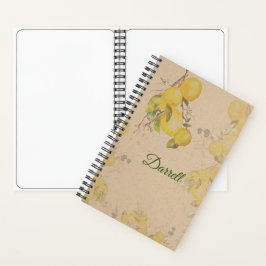 Lemon Notebook Notizbuch