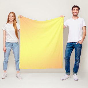 Lemon Orange Texture Color, Med Fleece Blanket