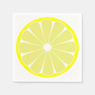 Lemon Paper Party Napkins Serviette