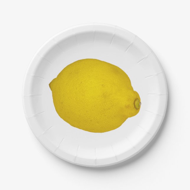 Lemon Pappteller (Vorderseite)