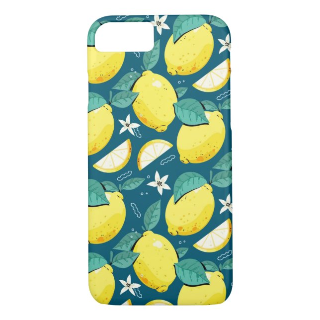 Lemon Pattern Case-Mate iPhone Hülle (Rückseite)