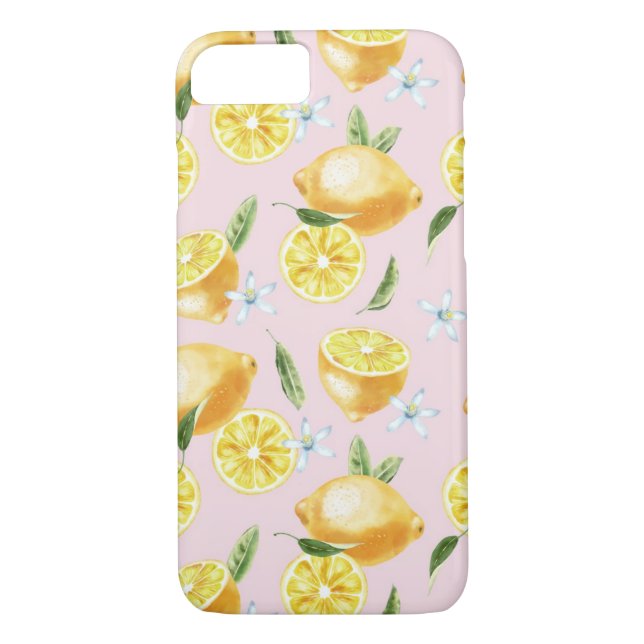 Lemon Pattern Case-Mate iPhone Hülle (Rückseite)