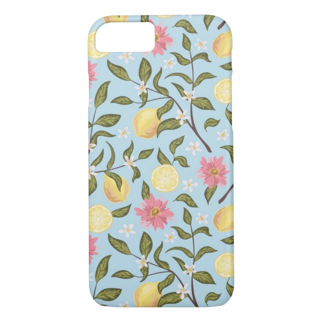 Lemon Pattern Case-Mate iPhone Hülle (Rückseite)